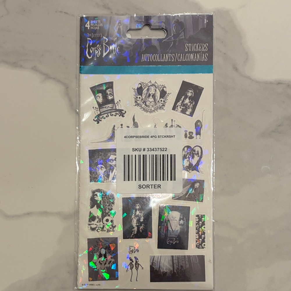 Corpse Bride Sticker Pack